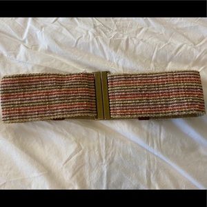 Wide waist belt